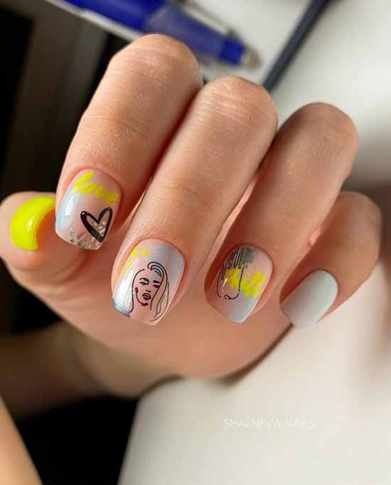 Neon manicure 2021-2022: photos, news, best design ideas