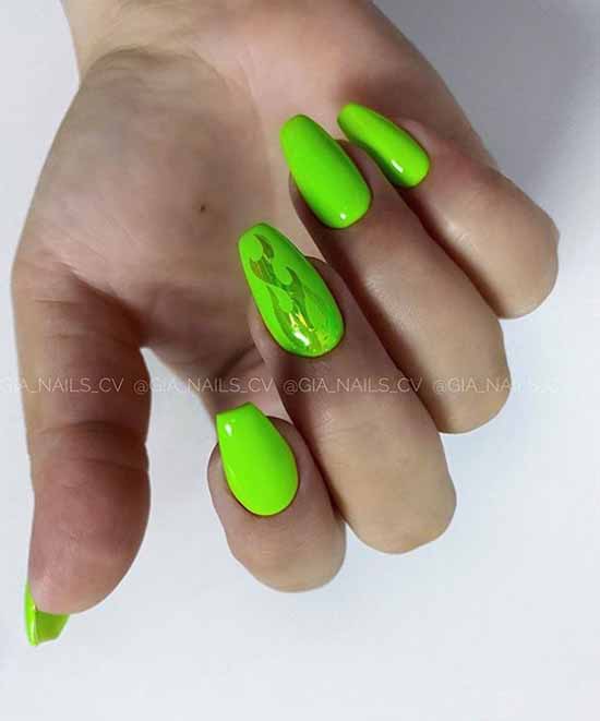 Neon manicure 2021-2022: photos, news, best design ideas