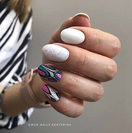 Everyday manicure: new items, 100 beautiful ideas in the photo