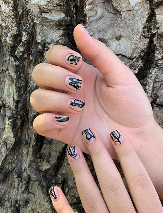 Transparent manicure: photo, fashionable nail design ideas