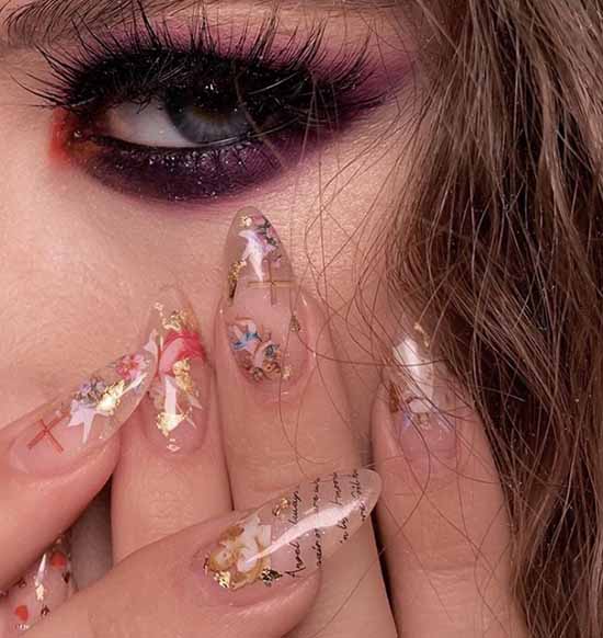 Transparent manicure: photo, fashionable nail design ideas