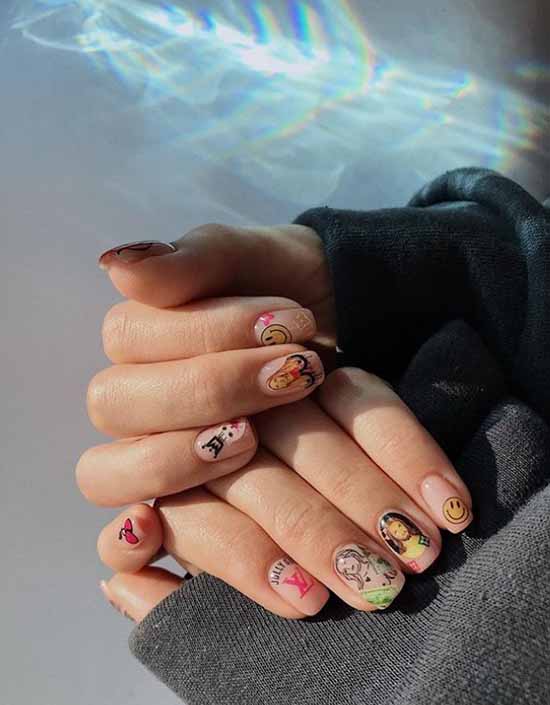 Manucure transparente: photo, idées de design d'ongles à la mode