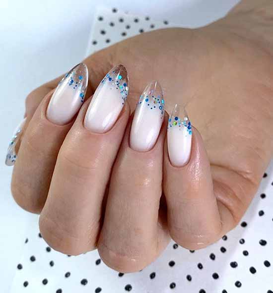 Transparent manicure: photo, fashionable nail design ideas