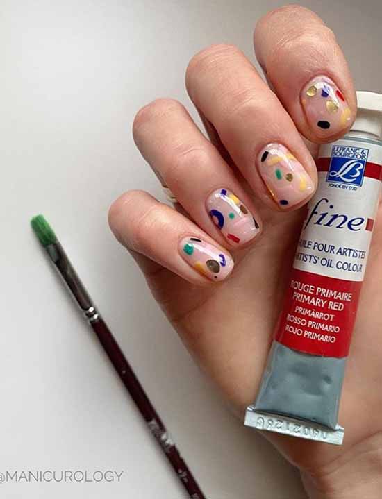 Transparent manicure: photo, fashionable nail design ideas