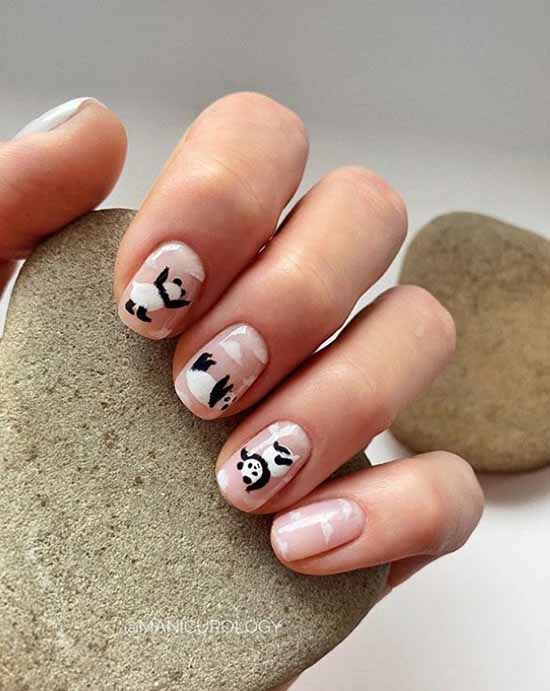 Transparent manicure: photo, fashionable nail design ideas