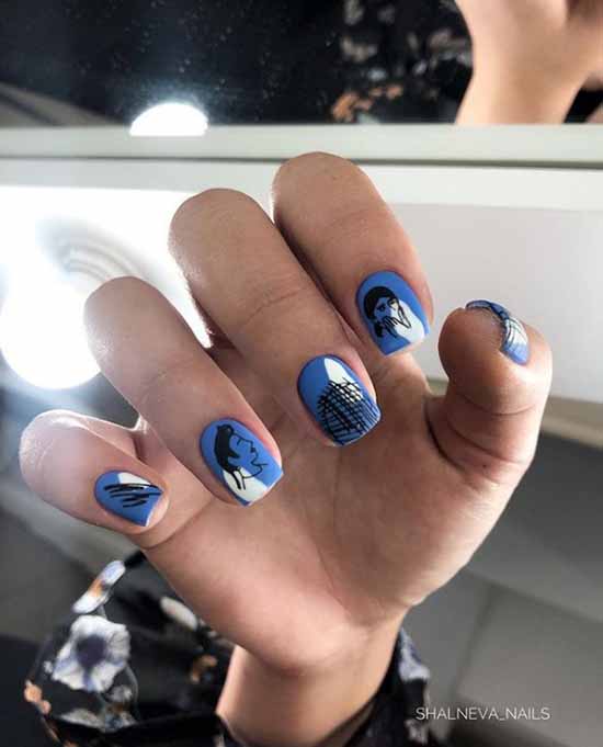 Design for short nails 2021: new manicure, photo ideas