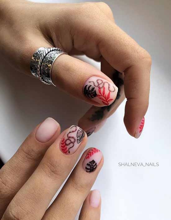 Design for short nails 2021: new manicure, photo ideas