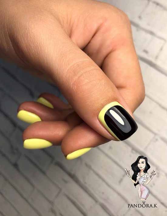 Design for short nails 2021: new manicure, photo ideas