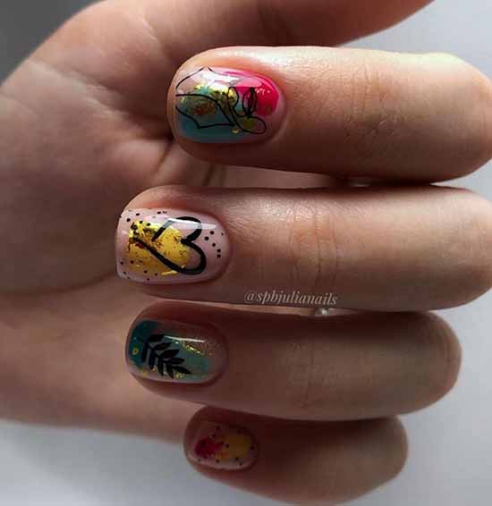 Design for short nails 2021: new manicure, photo ideas