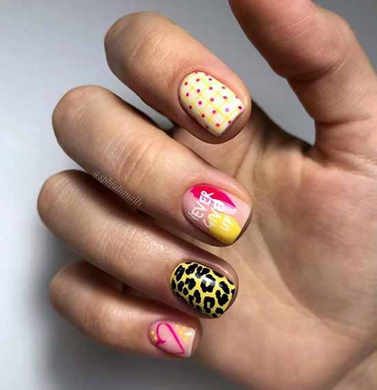 Design for short nails 2021: new manicure, photo ideas