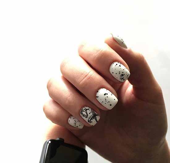 Design for short nails 2021: new manicure, photo ideas