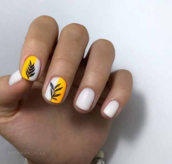 Design for short nails 2021: new manicure, photo ideas