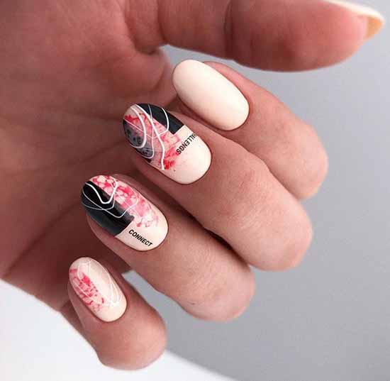 Manicure for oval nails 2021: new items, fashionable photo ideas