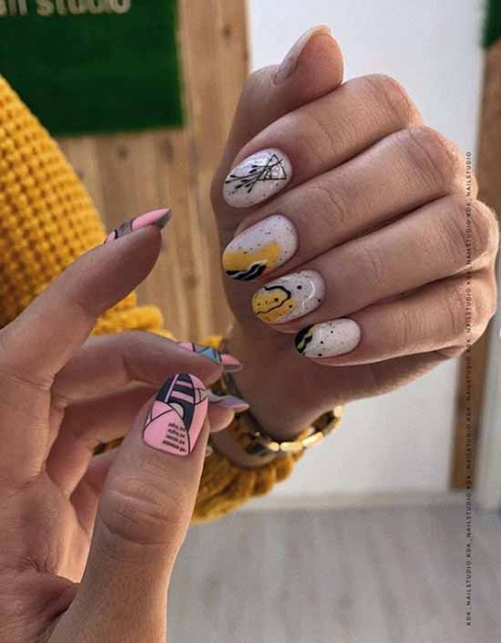 Manicure for oval nails 2021: new items, fashionable photo ideas