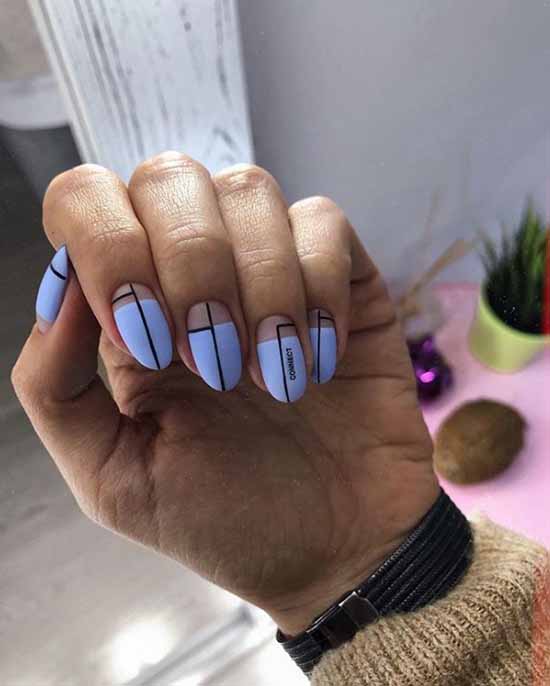 Manicure for oval nails 2021: new items, fashionable photo ideas