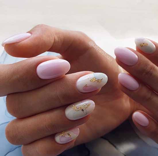 Manicure for oval nails 2021: new items, fashionable photo ideas