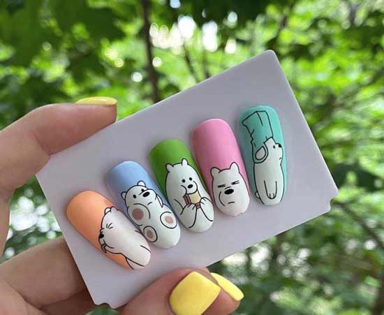 Art d'ongle mignon