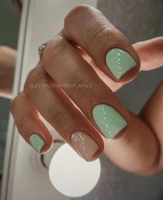 Delicate manicure design