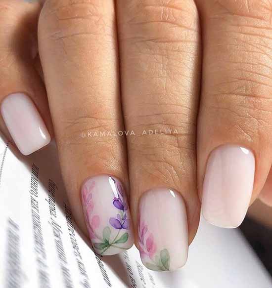 Delicate nail design 2021: photos with current news