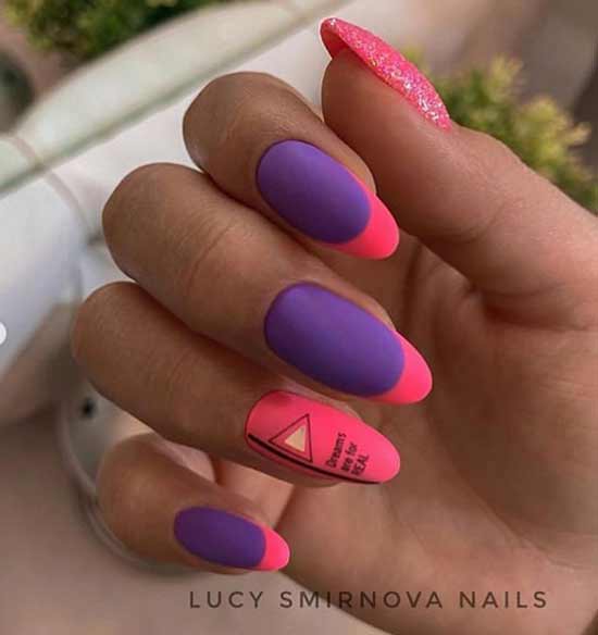 Original bright nail design