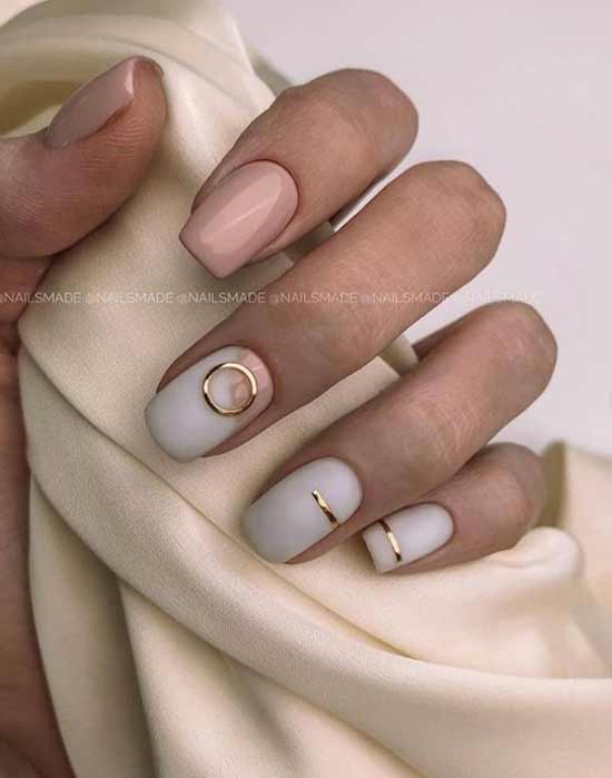 Delicate nail design