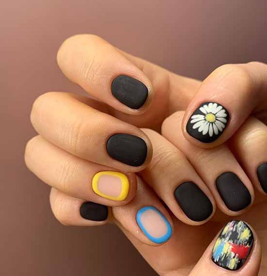 Black original manicure