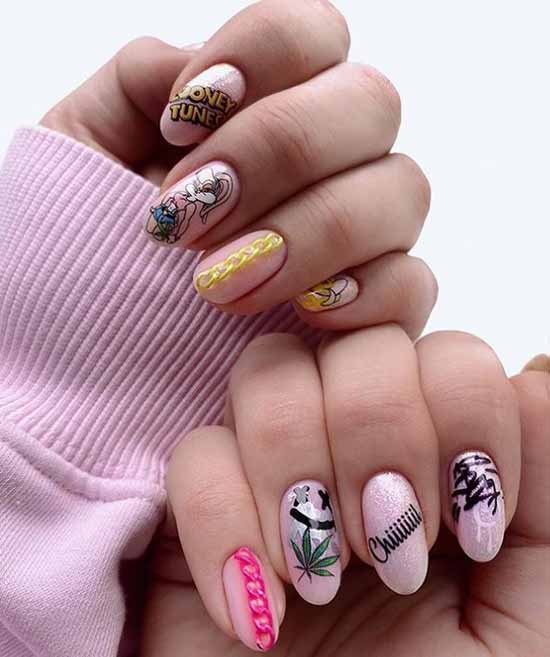 Original design of nails: new items, photo-ideas of manicure