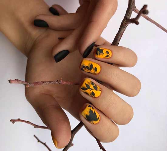 Manicure autumn 2021 photo