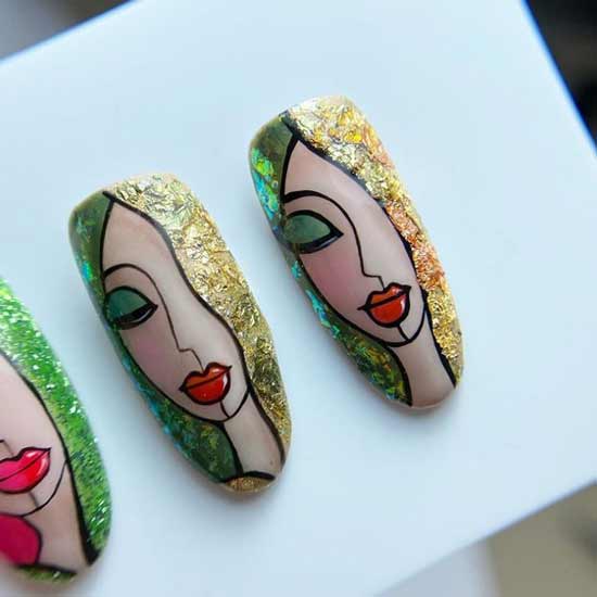 Stylish nail design