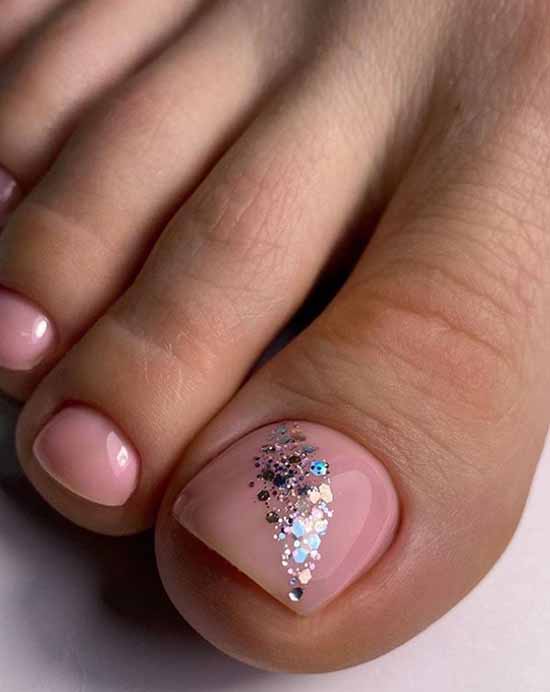 Brilliant pedicure: 100 new photo ideas, fashion design