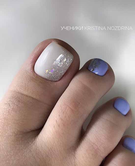 Brilliant pedicure: 100 new photo ideas, fashion design