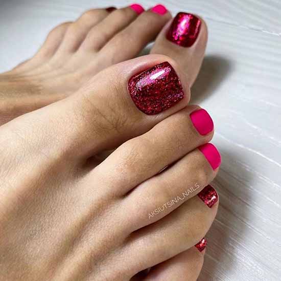 Brilliant pedicure: 100 new photo ideas, fashion design