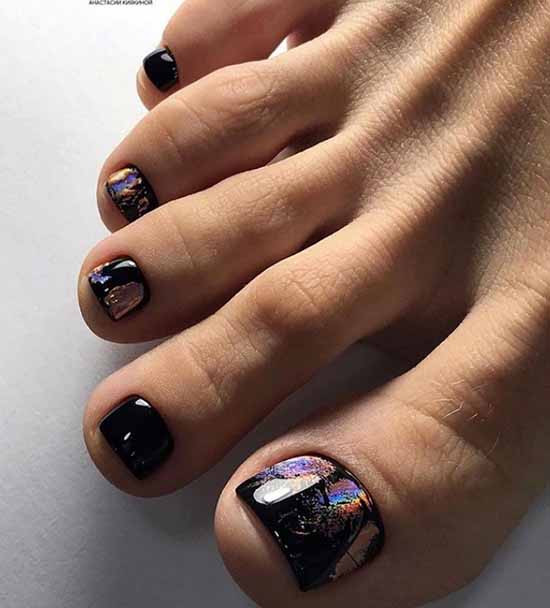 Brilliant pedicure: 100 new photo ideas, fashion design