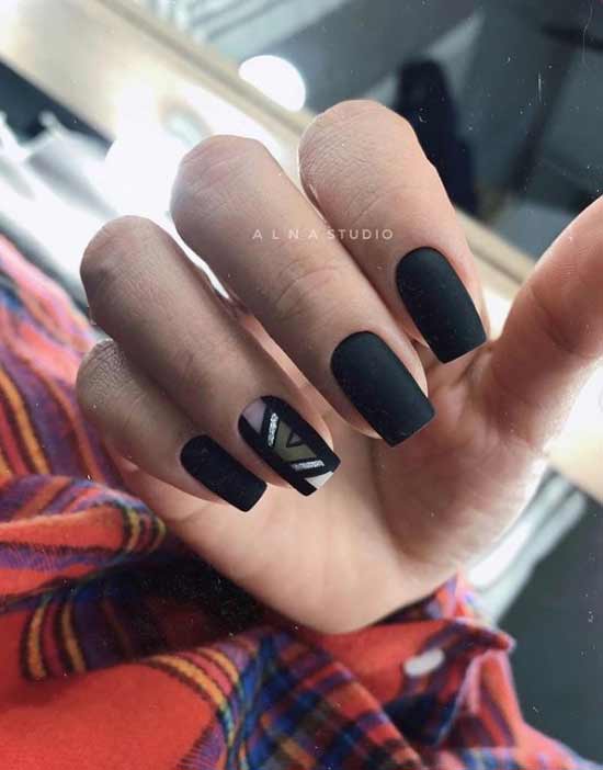 Géométrie des ongles noirs