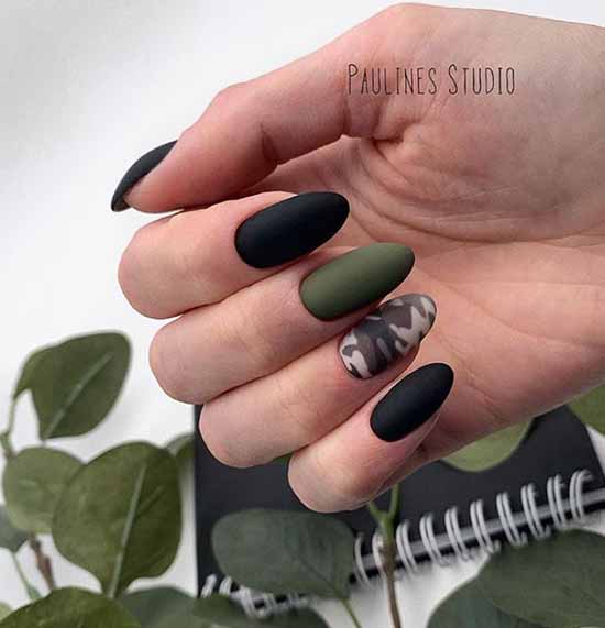 Black everyday nail design: 100 stylish new products in the photo