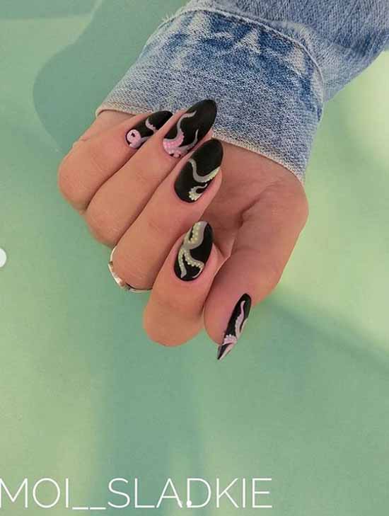 Over 100 black nail design ideas