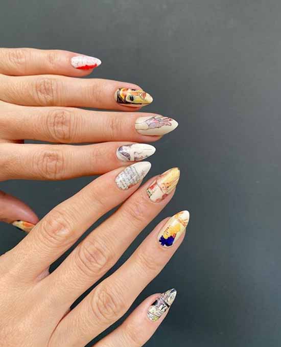 Les principales tendances en design d'ongles automne 2021: nouvelles photos