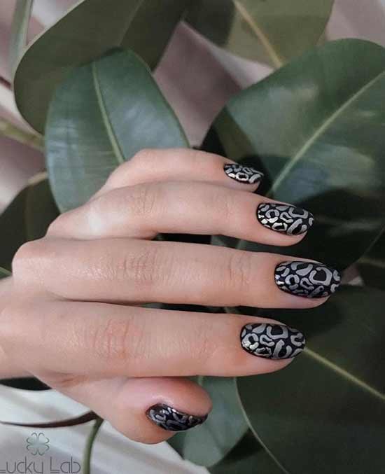 Black with stamping