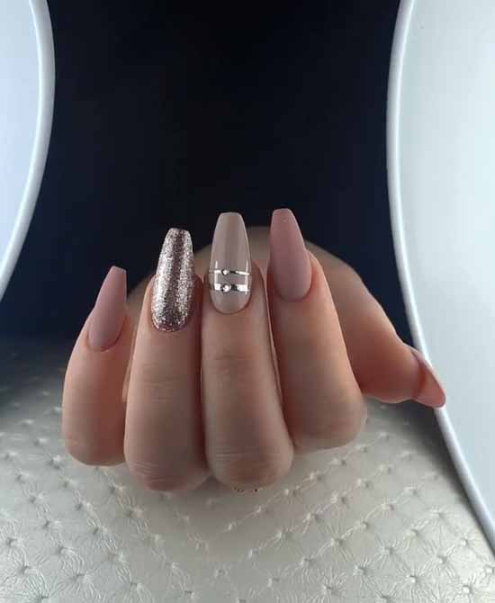 Ballerina / pointe shoes manicure ideas: new, design 2021