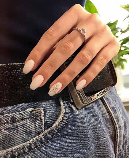 Ballerina / pointe shoes manicure ideas: new, design 2021