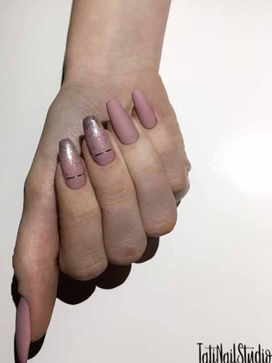 Ballerina / pointe shoes manicure ideas: new, design 2021