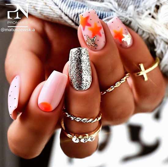 Ballerina / pointe shoes manicure ideas: new, design 2021