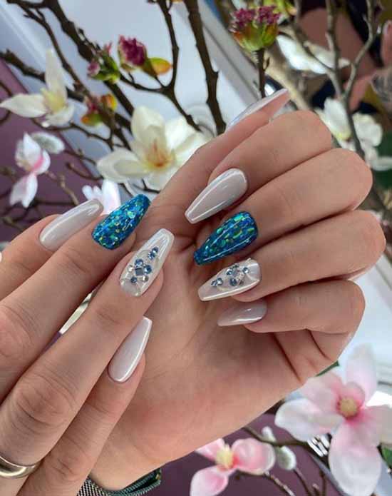 Ballerina / pointe shoes manicure ideas: new, design 2021