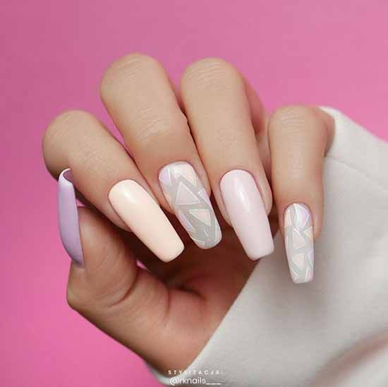 Ballerina / pointe shoes manicure ideas: new, design 2021