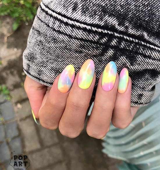 Gradient in pastel colors