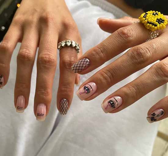 Manicure for tanned hands: 100 photos, new items, stylish design