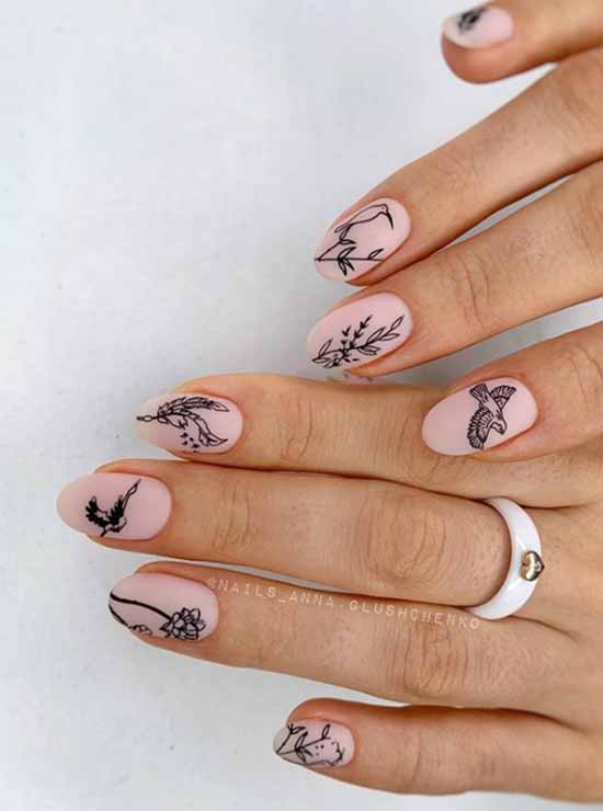 Manicure for tanned hands: 100 photos, new items, stylish design