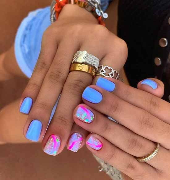 Manicure for tanned hands: 100 photos, new items, stylish design