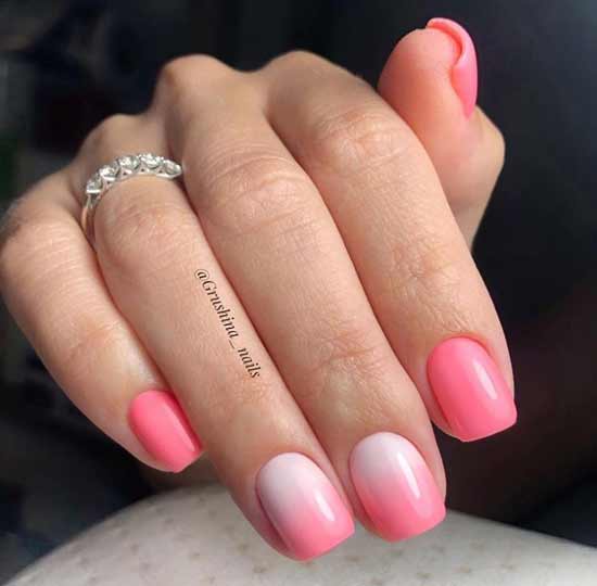 Photo d'ongles ombrés