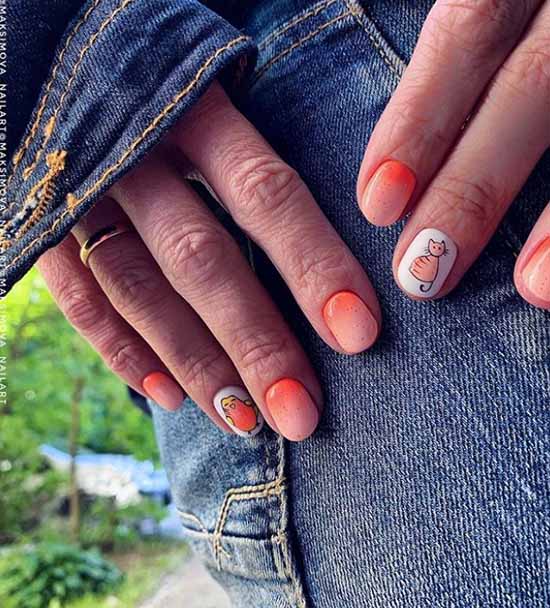 Ombre on nails